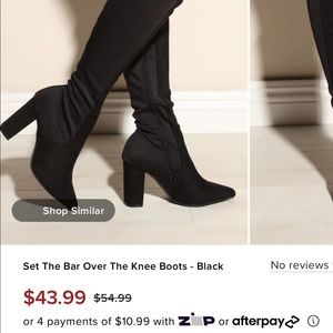 Brand new never worn knee high boots